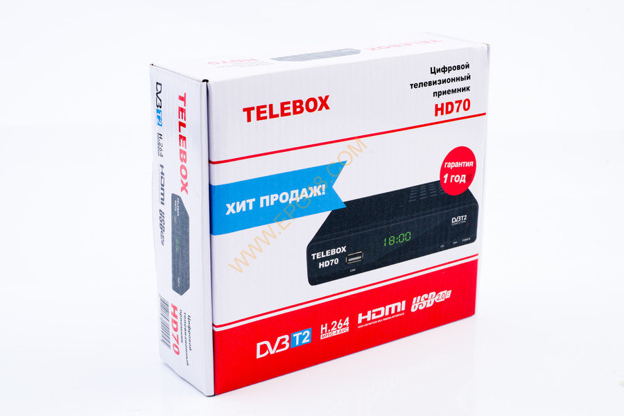 Эфирный цифровой ресивер TELEBOX HD70