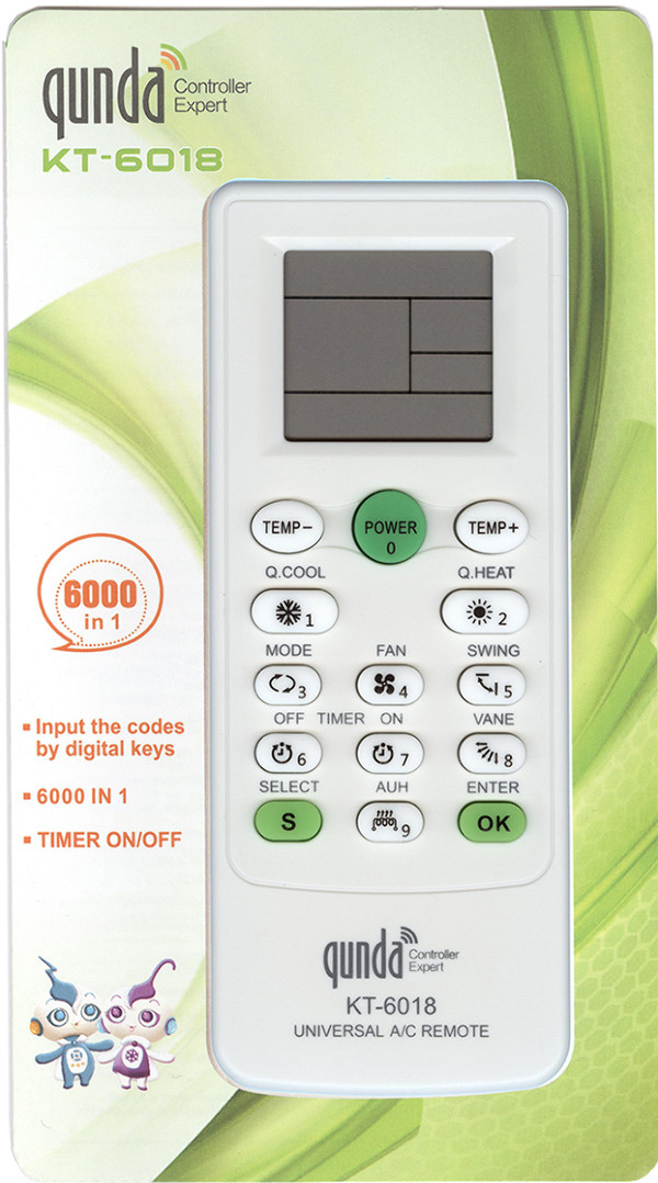 QUNDA KT-6018 Controller Expert для кондиционеров 6000 в 1