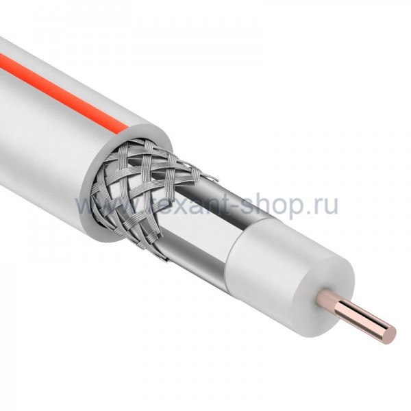 Кабель SAT 50M+CCS/Al/Al 64х0.12 75 Ом бухта Б (Red Line) (м) PROCONNECT 01-2401-2 (за 1 м)